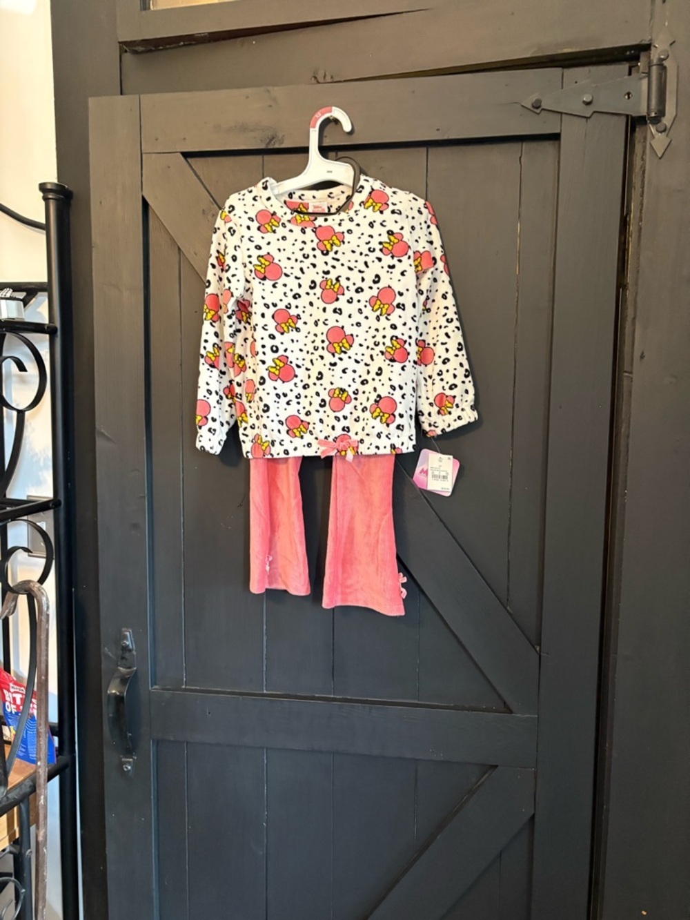 Disney Pink and White Ice Cream Print Kids Matching Set